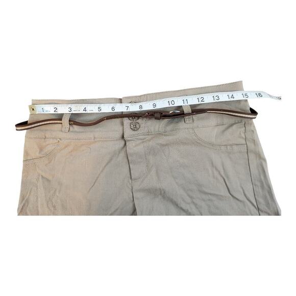 Bebop womens khaki shorts sz 7 with belt - Picture 6 of 9